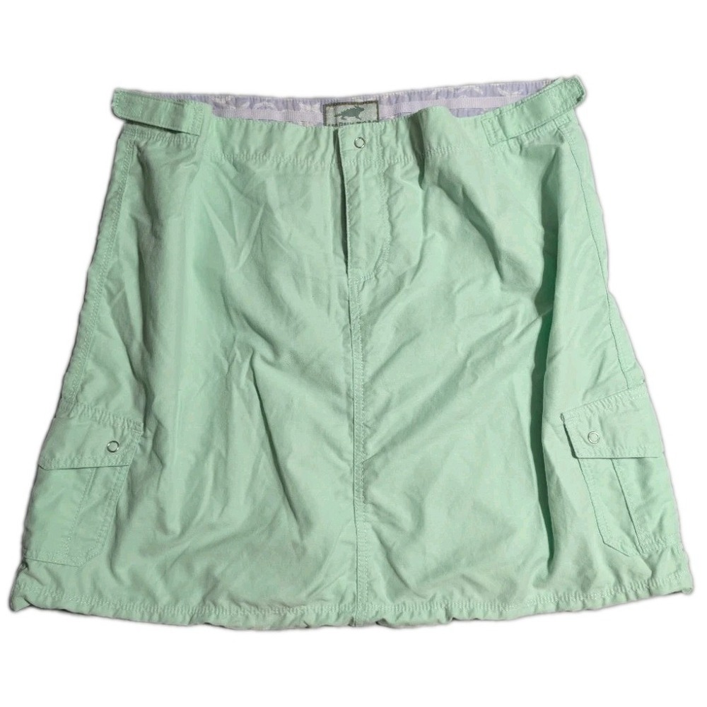 Horny Toad &Co Yolo Womens 10 Cargo Skirt Mint Green Cotton Nylon Outdoor Hiking